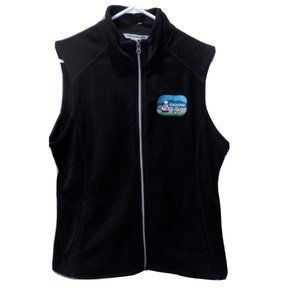 Sonoran Pig Roast 2016 Port Authority Black Fleece Vest Ladies Size Large